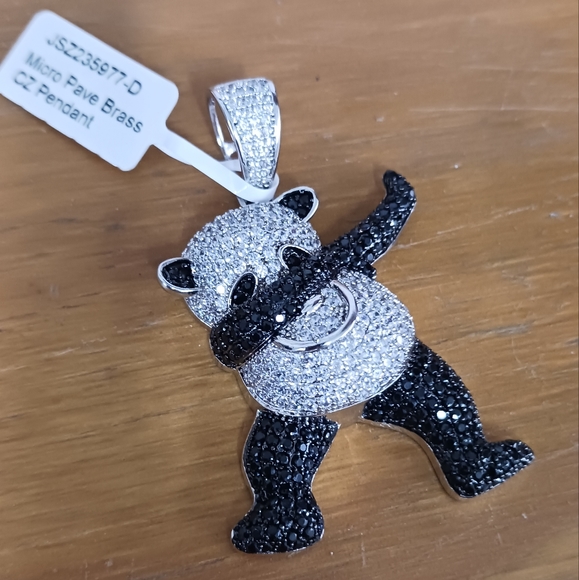 Silver Diamond Charm - Picture 1 of 6